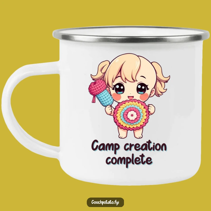 Funny Proud Crafter Camping Mug: Durable Design for Celebrating Projects, Perfect Gift