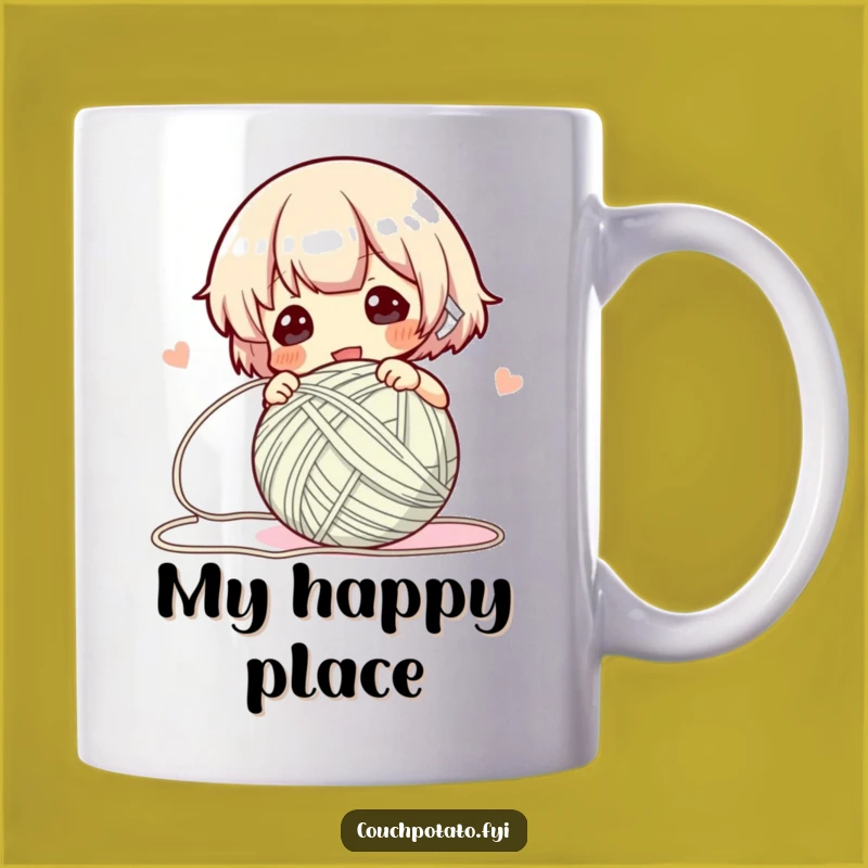 Funny Yarn Winder Mug: Swift & Neat Ball Creation, Perfect Gift for Crafters!