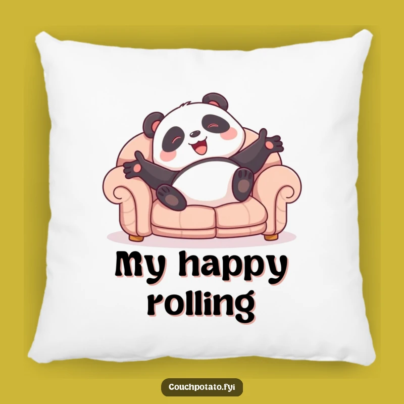 Funny Panda Sofa Fun Pillow: Cozy Comfort, Hilarious Funny Gift