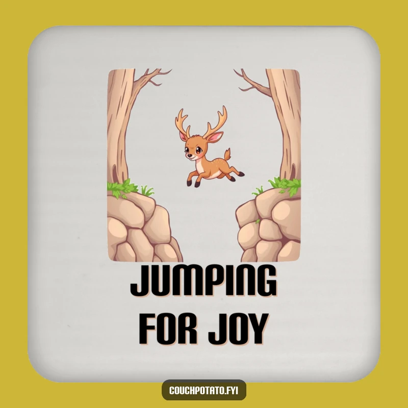 Funny Deer Impossible Jump Coaster: Protect Surfaces with Grit, Unique Funny Gift