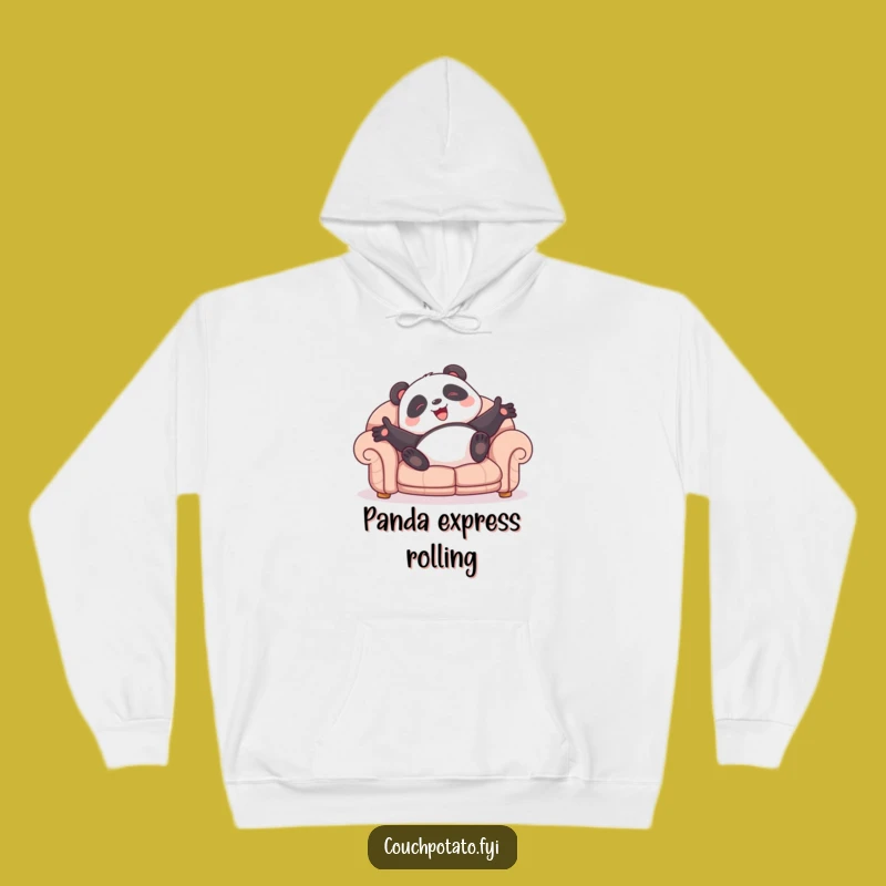 Funny Panda Sofa Party Hoodie: Maximum Fun, Ideal Funny Gift