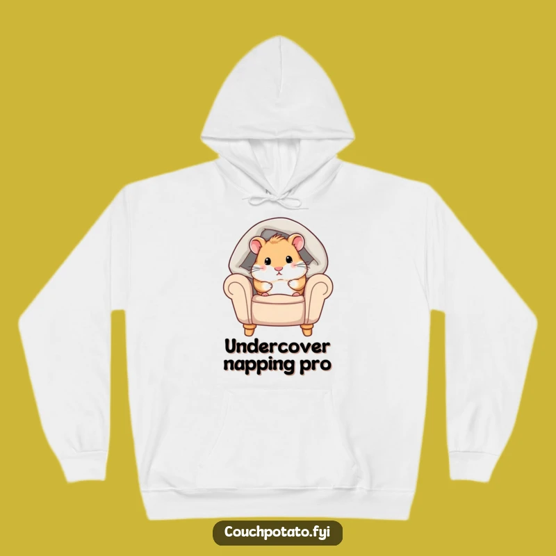 Funny Chubby Hamster Hoodie - Ultimate Cozy Blanket Wear for Hamster Lovers