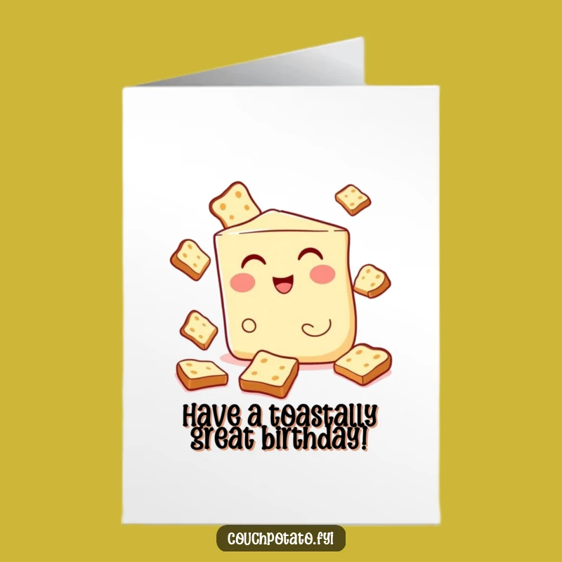Cheesy Birthday Vibes Card: Free Printable Cream Cheese - Funny Downloadable Gift!