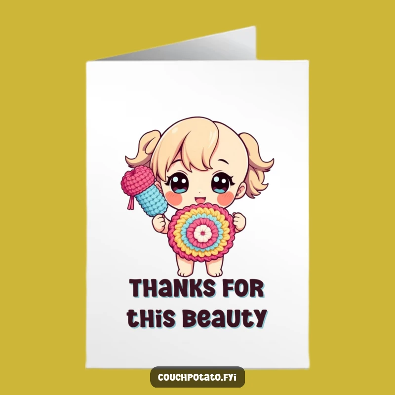 Free Printable Thank You Card: Proud Crafter Funny DIY Gratitude Download