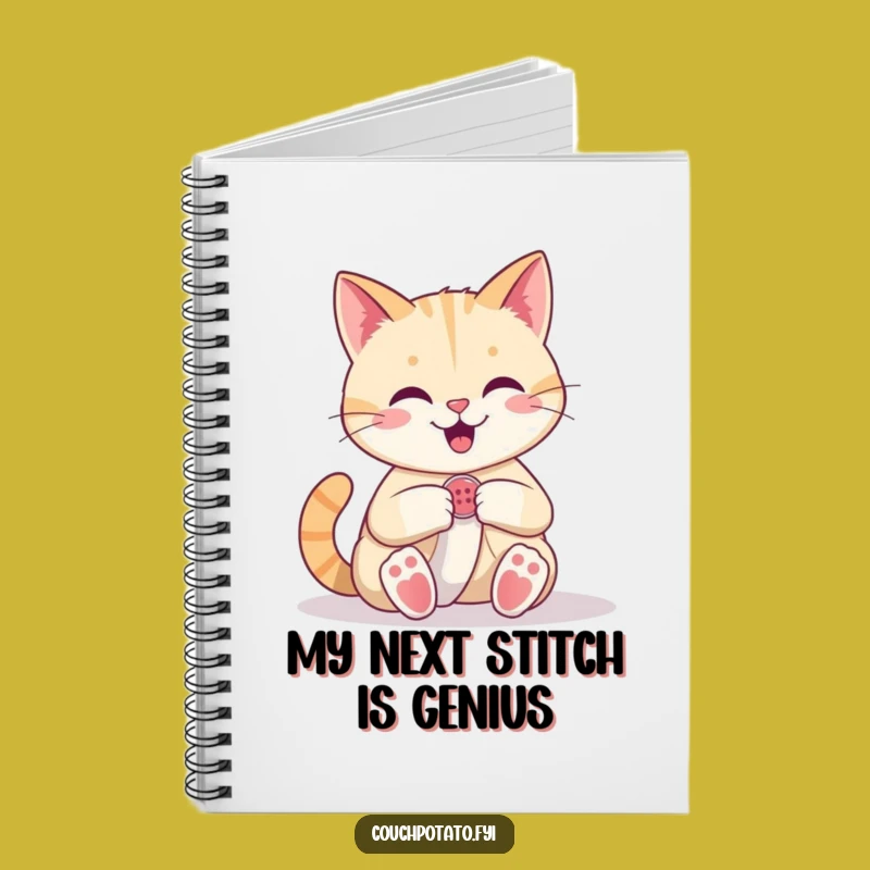 Funny Cat Notebook: Confident Seamster's Ideas, Hilarious Gift for Sewists