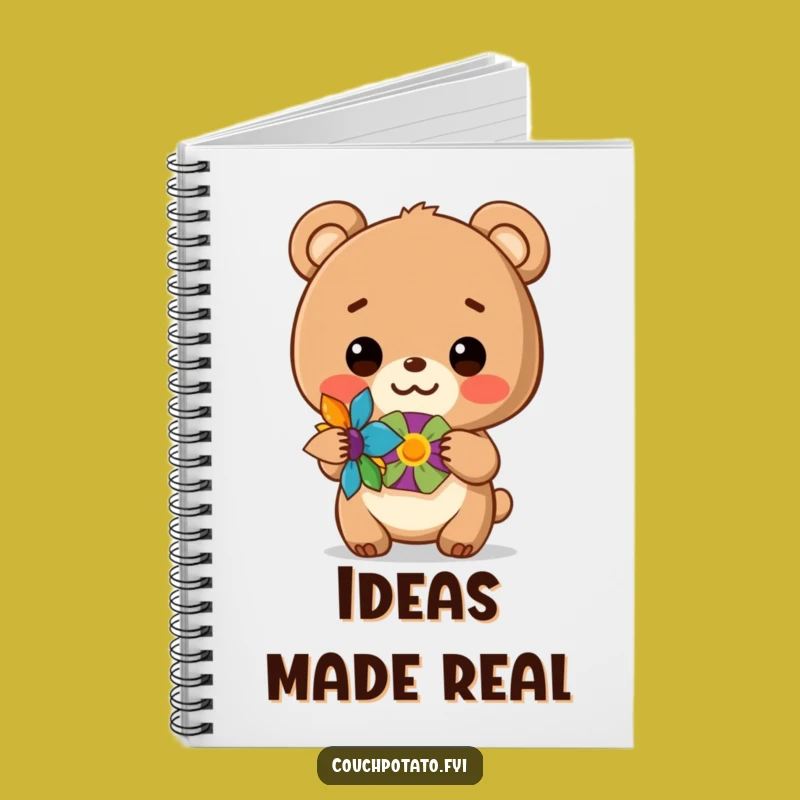 Funny Bear Cub Notebook - Jot Down Ideas for Your Next Craft Project