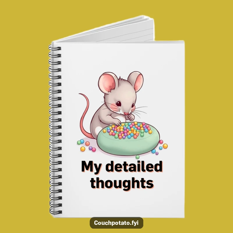 Funny Mouse Notebook: Meticulous Crafter's Ideas, Hilarious Gift
