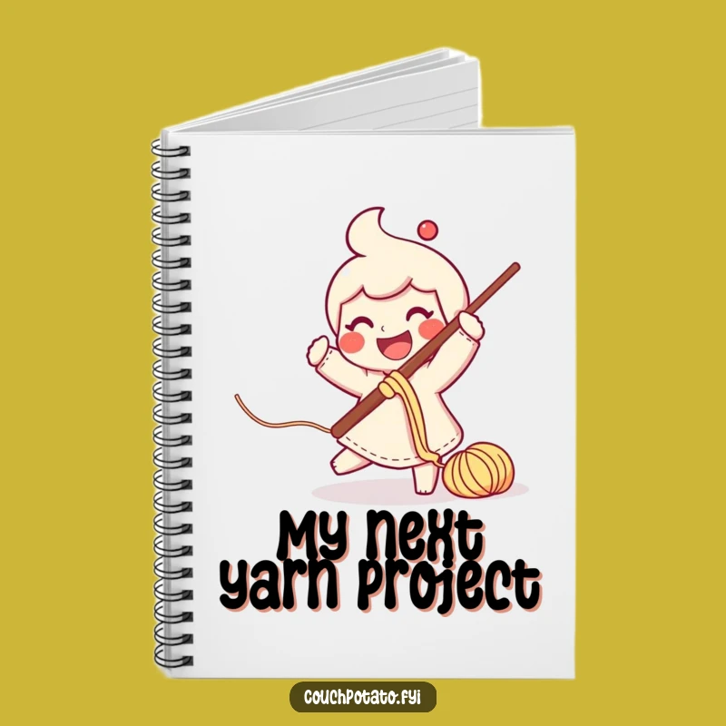 Funny Yarn Swinging Crochet Notebook: Plan Your Next Masterpiece!