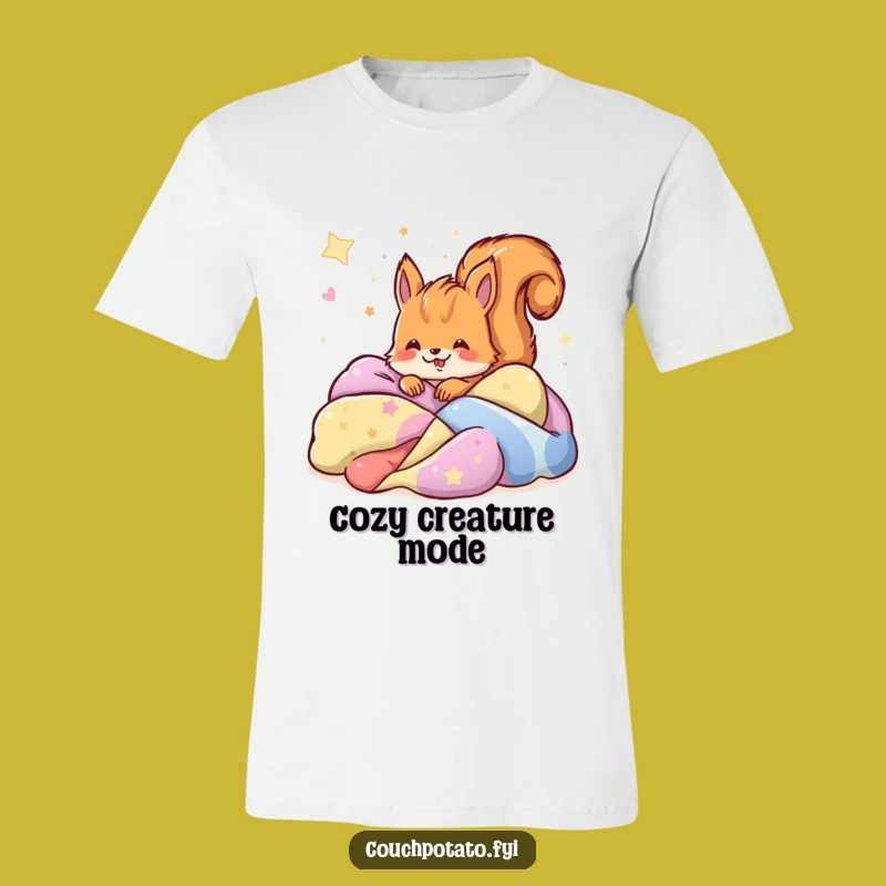 Funny Dreams Squirrel T-Shirt: Cozy Squirrel Sleeping Tee, Hilarious Comfort Gift