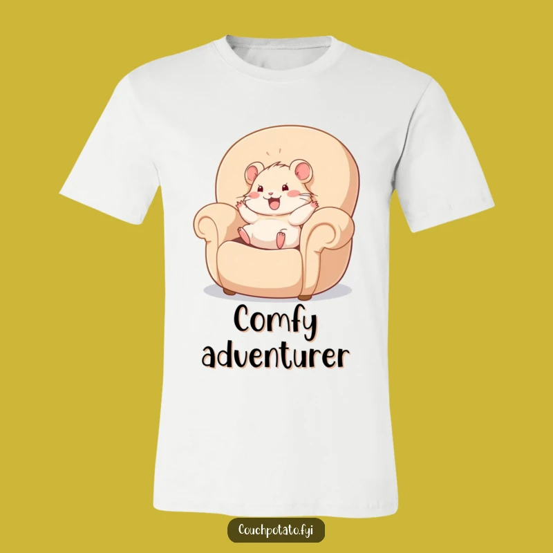 Funny Hamster Armchair Fun T-Shirt: A Hilarious Cozy Pet Apparel Gift