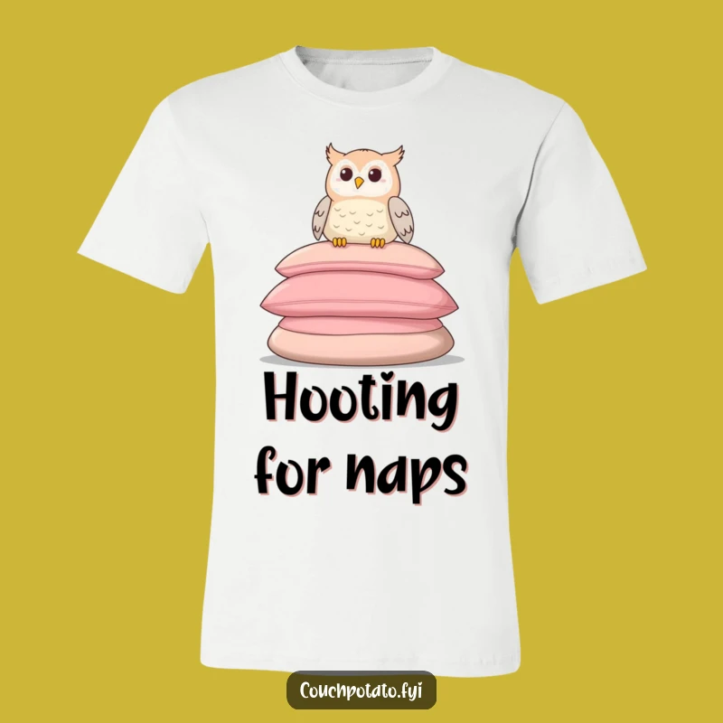 Funny Relaxed Owl T-Shirt: Show Your Love For Cozy Comfort, Perfect Gift