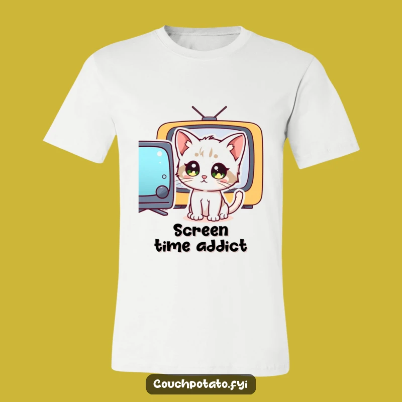 Funny Kitten Screen Time T-Shirt: A Hilarious Cat Lover Gift