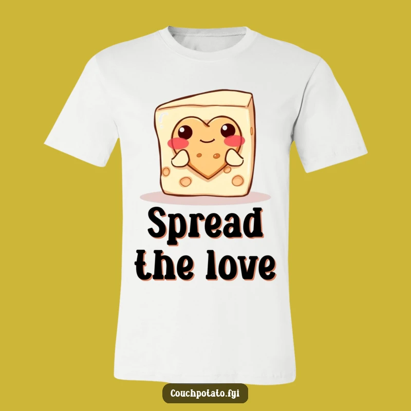 Funny Cream Cheese Heart Cookie T-Shirt: Wear Your Sweetest Affection!