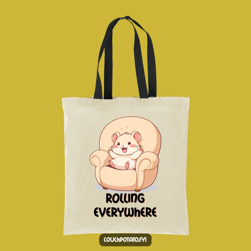 Funny Hamster Comfort Tote Bag: A Hilarious Cozy Accessory Gift