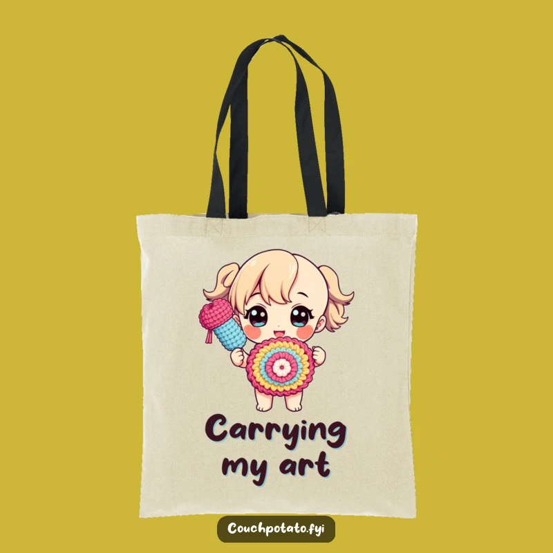 Funny Proud Crafter Tote Bag: Carry Your Projects with This Accomplished Maker Design Gift