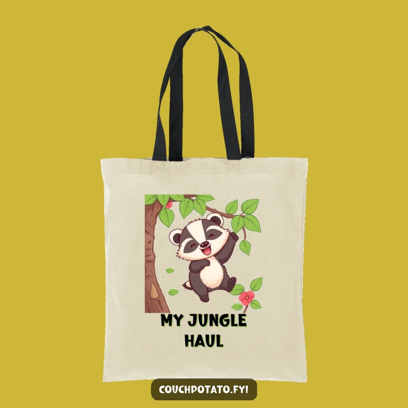 Funny Badger Vine Swing Tote Bag: Carry Your Fun, Hilarious Accessory, Awesome Funny Gift